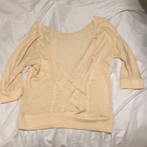 Charolette Russe open back lightweight sweater